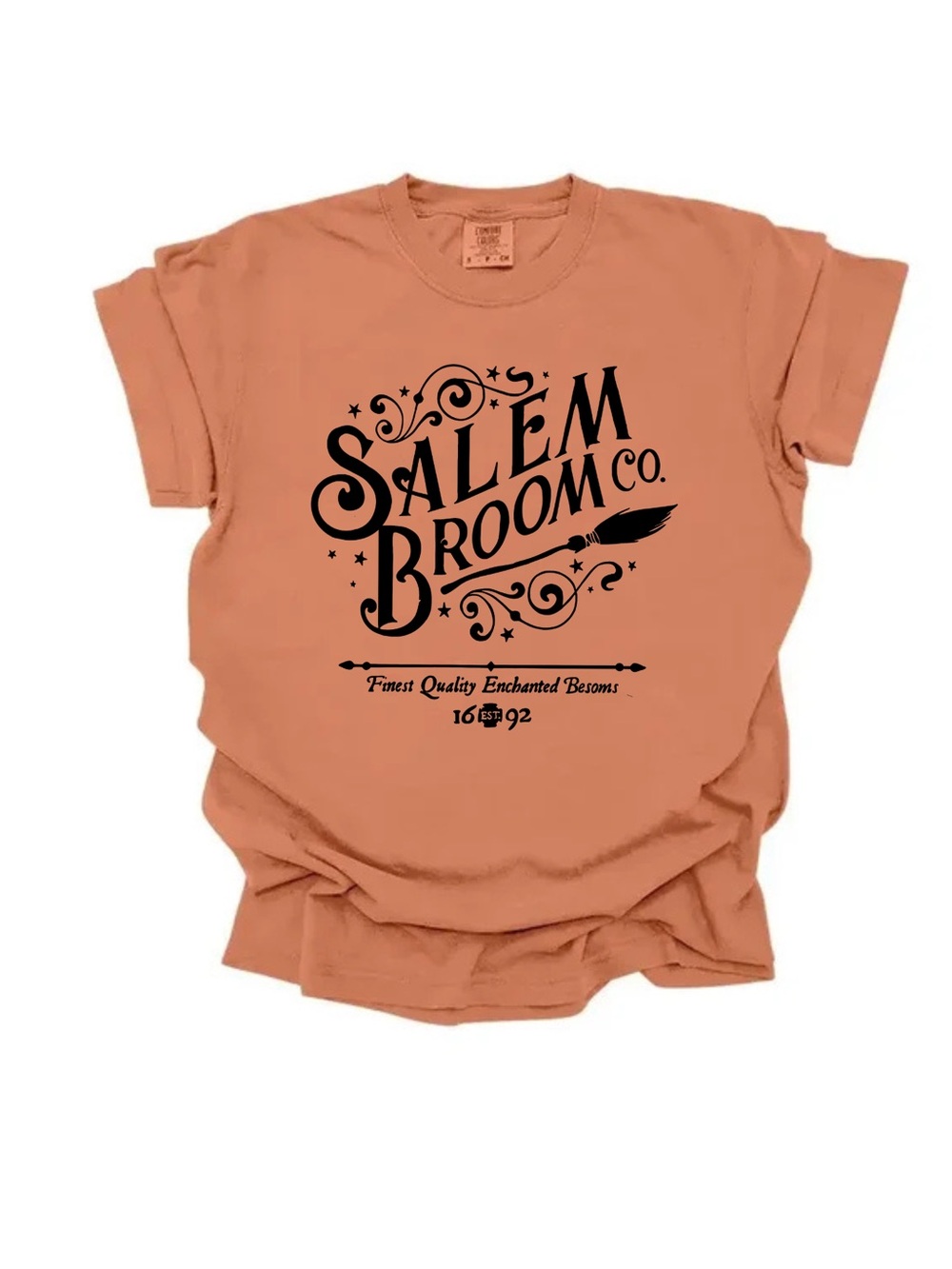 Comfort Color Yam Salem Broom Co. Halloween Graphic Tee